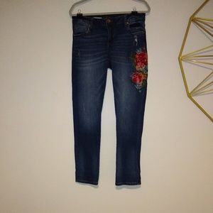 Kut from the Kloth Embroidered Jeans